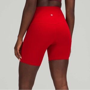 Lululemon Align 6” Shorts - Dark Red
